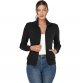 Women's Zip up Sweatshirts Jacket Stand Collar Long Sleeve Running Track Jacket with Pockets