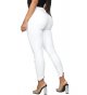 Women's High Rise Ripped Skinny Jeans Stretch Slim Fit Distressed Destroyed Denim Ankle Pants