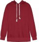 Women's Cowl Neck Hoodie Thermal Hooded Sweatshirts Loose Fit Fall Tops with Pockets